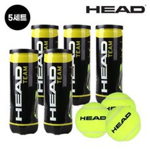 HEAD 헤드 팀 테니스 캔볼 (3개입) X 5세트