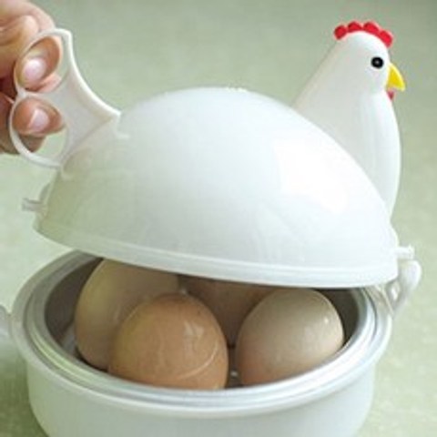 전자레인지용 미니 계란 찜기 삶기 달걀 자동찜기 기계