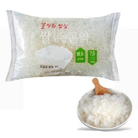 곤약닷컴 [곤약함량 100%] 쌀모양곤약 1팩, 1개, 200g