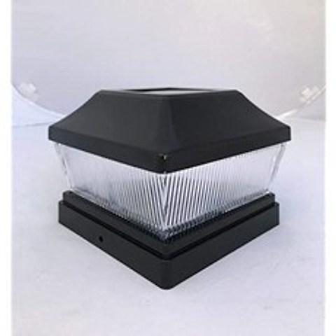EOM 2-pcs Metal Plated 2 SMD LED Deck [Hammered Black- 6x6] - E073707W4829P96, Hammered Black- 6x6