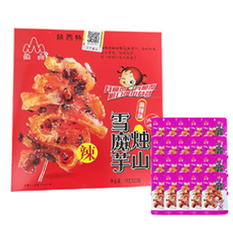 홍홍 중국식품 마라웨이(빨강) 마라맛 설곤약 중국간식 다이어트 1BOX (20개입), 1개, 360g