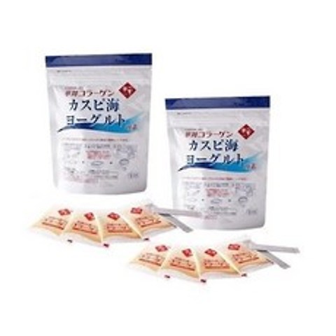 하나마이 카스피해 유산균 종균 요거트 스타터 2세트 - 일본 공식 수입 정품 집에서 수제 요구르트 만들기, 2세트(=2팩), 1팩당 종균1.5g x 2스틱 + 콜라겐5g x 4포