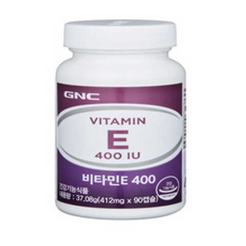 GNC 비타민E 400, 90캡슐, 3개