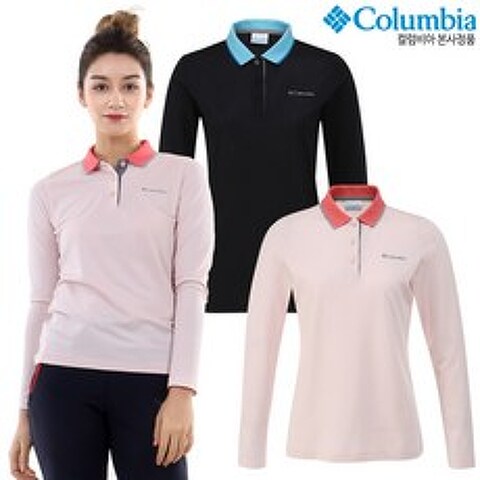 컬럼비아 [컬럼비아본사정품]여성 긴팔 카라 티셔츠(CZ1-YLD901) 여성용>>등산 셔츠