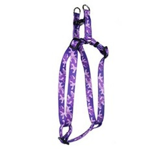 Yellow Dog Design Camo Purple Step-in Dog Harness 1 