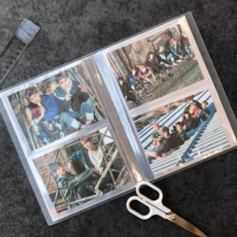 굿슈머 포카바인더 2포켓 엽서 포토카드 바인더, 20장, 11.4cm x 15.2cm (S)