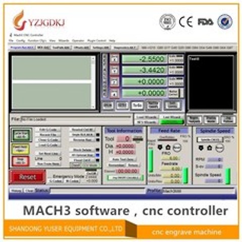 조각 기계 Mach3 컨트롤러 소프트웨어 라이센스 cnc 컨트롤러 소프트웨어 버전 R3.041이있는 영어 Mach3 이메일로 보내기