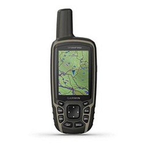 Garmin GPSMAP 64SX 고도계와 나침반으로 핸드 헬드 GPS 토피 맵지도 검은 황갈색으로 미리로드, 본상품