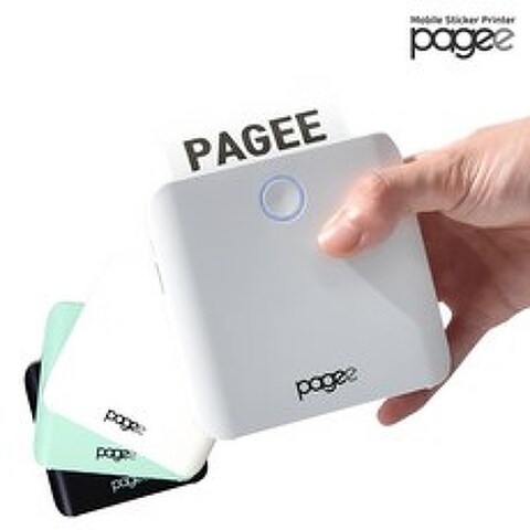 페이지(PAGEE) PG1네임스티커 라벨프린터, 1개, 페이지_PG1_화이트