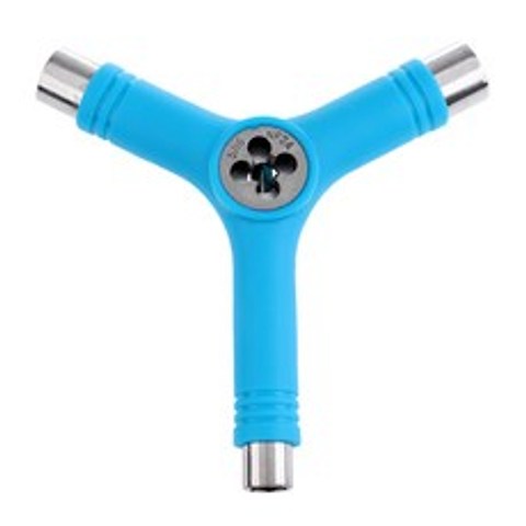 Royalways 다용도 스케이트 보드 도구 Longboard Wrench Y-Tool Screwdriver Blue Outdoors