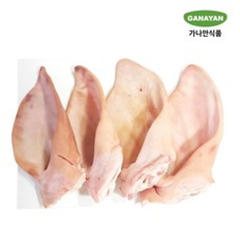 가나안식품 돼지귀 / 순대 국밥 족발 돼지 부속고기, 1kg