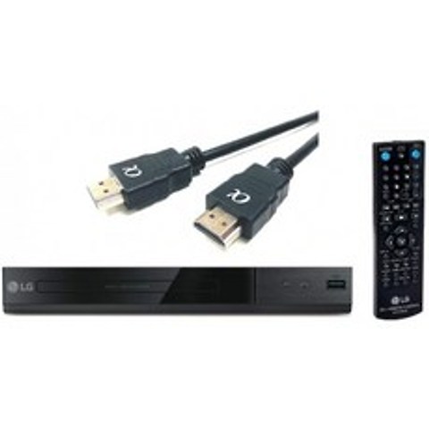 LG DP132H DVD 플레이어 풀 HD 업스케일링 1080p HDMI 업컨버팅 DivX USB 다이렉트 레코딩 및 재생 원격/유료 ALFASONIK HDM, 단일옵션