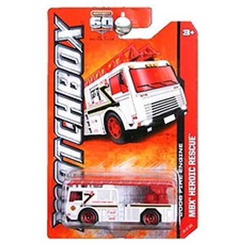 2013 MBX Heroic Rescue 2006 화재 엔진 흰색 빨간 사다리, 본상품, 본상품