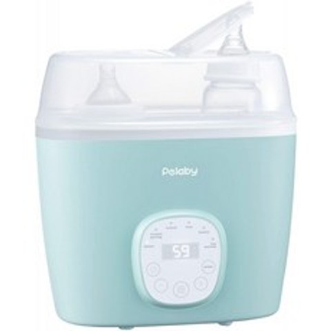 영국직송 Pelaby Baby Bottle Warmer 빠른 가열과 일정한 온도 모드를 갖춘 Baby Food Warmer 모유 Warmer 과열 자동 끄기, 단일옵션