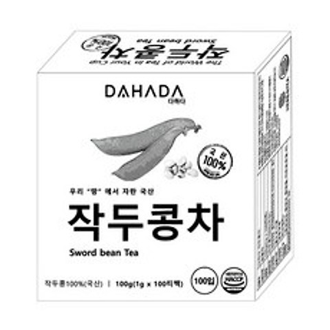 다하다 국산 작두콩차 1g 100티백 작두콩차티백 작두콩