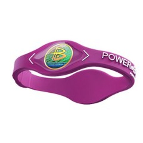 파워발란스 [Powerbalance] 코어 팔찌 01(Silicone) 21 핑크+화이트, 핑크/화이트