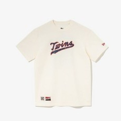 [갤러리아] 뉴에라[NEWERA] MLB 쿠퍼스타운 크레용 미네소타 트윈스 티셔츠 아이보리 (12715400)