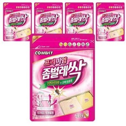 컴배트 좀벌레싹 방충제 아로마향 서랍장용 10p, 5개