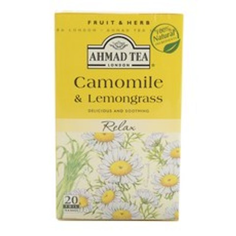 아마드티 캐모마일 & 레몬그래스 릴렉스 20개입 내추럴, 30g, 1개