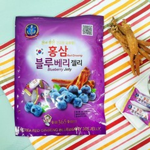 한국인삼유통공사 (3543-3545) 블루베리제리, 300g, 1개