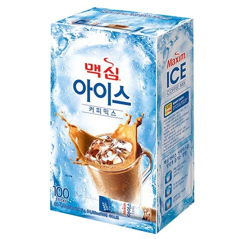 맥심 아이스 커피믹스 + 추가구성 랜덤 발송, 13g, 100개