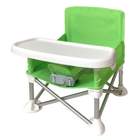 아가플러스 eos휴대용 부스터 유아식탁의자 + 휴대용 가방, 라이브 그린