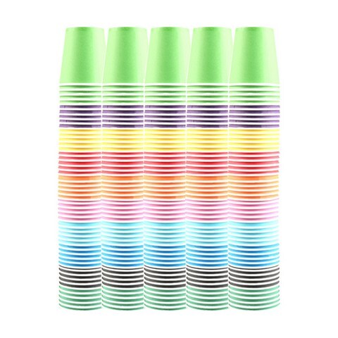 유니아트 2800 종이컵 색상 혼합, 50개입, 5개