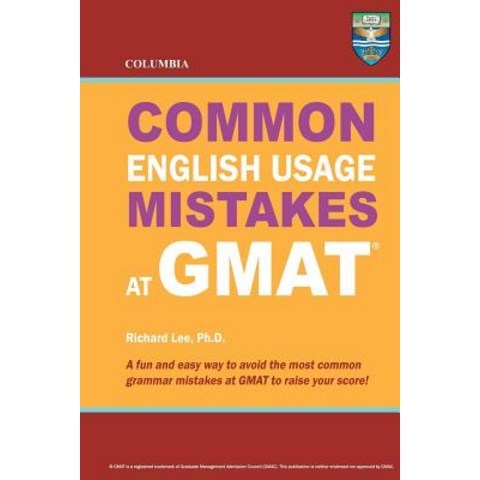 Columbia Common English Usage Mistakes at GMAT Paperback, Columbia Press