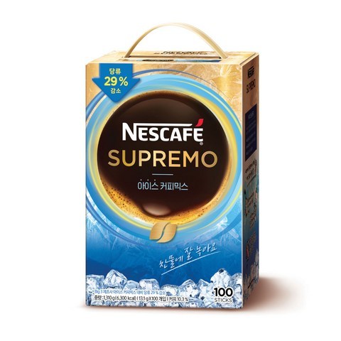 네스카페 수프리모 아이스 커피믹스, 1.1g, 100개