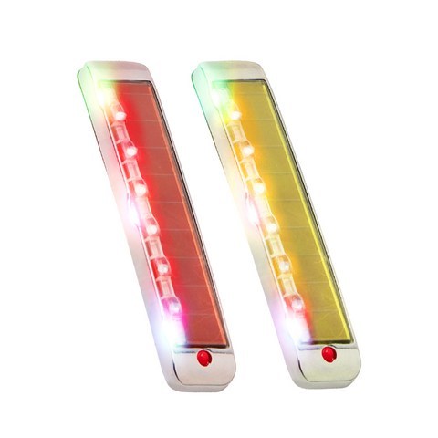 카템 태양광 LED 정전기 차량 문콕방지 도어가드, 혼합 색상, 2개
