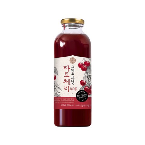 퓨어프레스 그대로 짜낸 타트체리 100%, 500ml, 1개