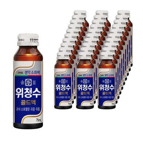 솔표식품 위청수 골드액, 75ml, 100개