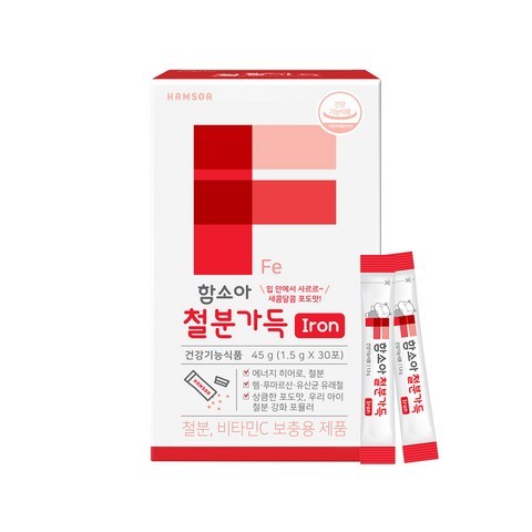 함소아 철분가득, 1.5g, 30개