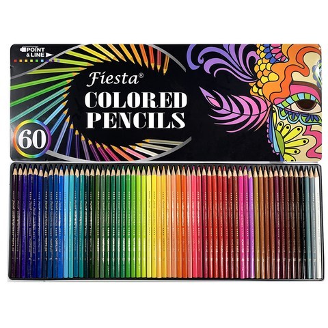 피에스타 색연필, 60색