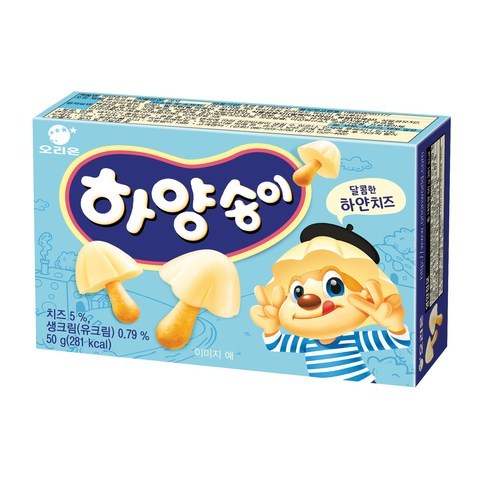 하양송이 과자, 50g, 24개