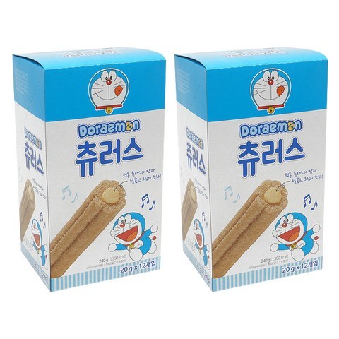 도라에몽 츄러스 과자, 20g, 24개입