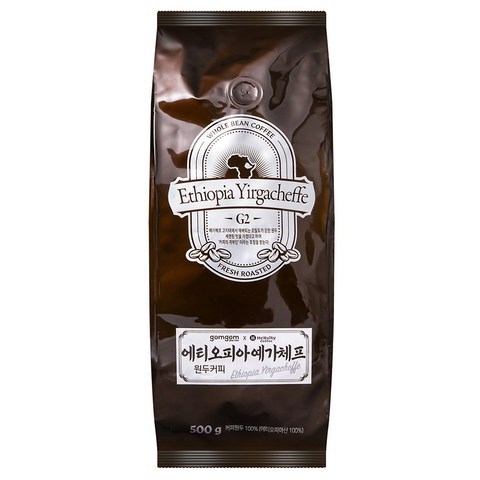 곰곰 에티오피아 예가체프 G2 원두 커피, 1개, 500g