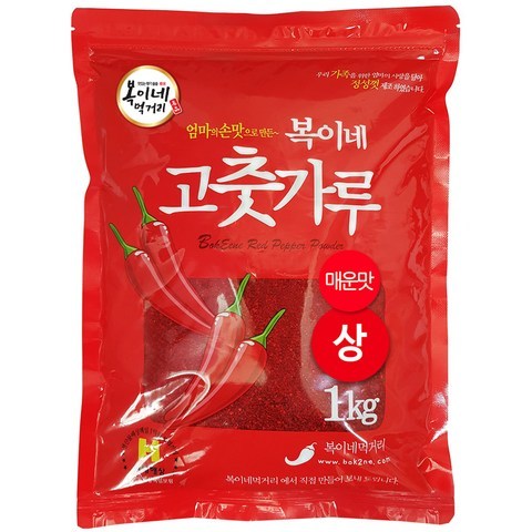 복이네먹거리 고춧가루 매운맛 김치용 상, 1kg, 1개