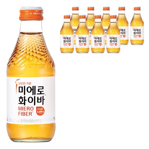 현대약품 미에로화이바, 210ml, 10개