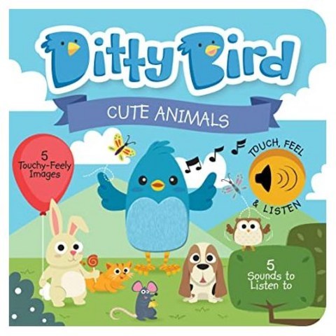 DITTY BIRD Baby Sound Book: Cute Animals Touch and Feel Sound Book is The Perfect and 1 Year Old bo, 상세 설명 참조0