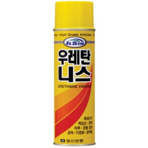 INVEN*일신케미칼 우레탄 니스 스프레이 락카 420ml (투명 코팅 니스)