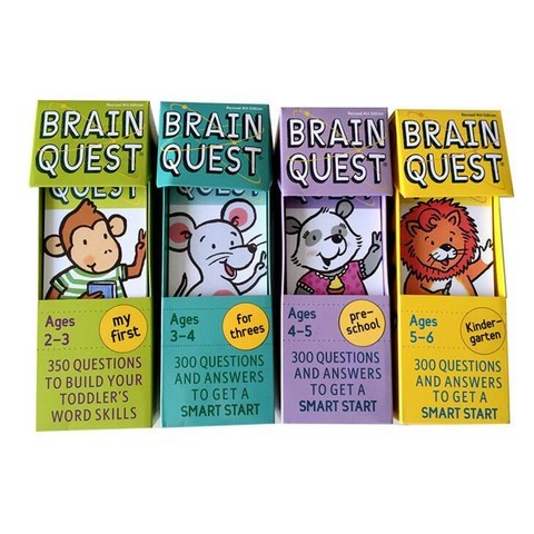 해외 브레인퀘스트4종 Brain Quest 4BOOKS