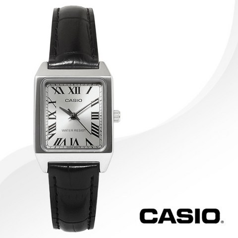 [카시오] CASIO LTP-V007L-7B1 여성시계 가죽밴드 손목시계