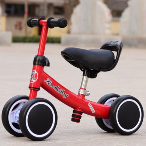 LEYAO 유아 페달 없는 바이크 밸런스 자전거-Q2320DR, 레드 업그레이드