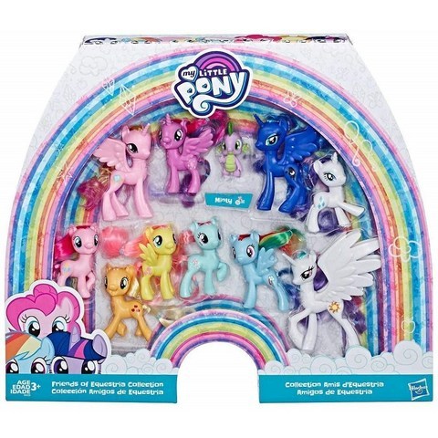 My Little Pony Friends of Equestria Collection Pack of 11 Figures, One Size