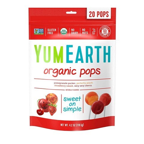 야미얼스 팝 20개입, 석류, 복숭아, 딸기, 체리(Pomegranate, Peach, Strawberry, cherry), 1개