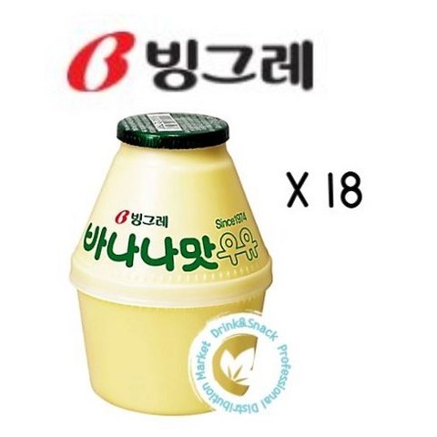 빙그레) 바나나맛우유 240ml x 18개