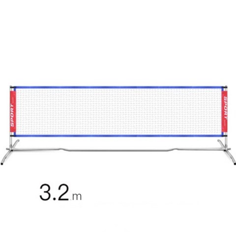 테니스 휴대용 접이식 네트 세트, 3.2m(스텐리스)