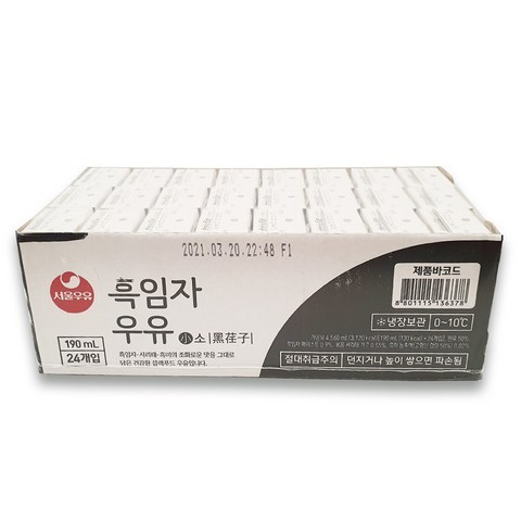 서울우유 귀리우유 190ML X 24 일반포장 서울우유 &위드단비