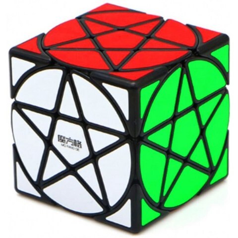 CuberSpeed Qiyi Pentacle Cube Black Speed Cube QiYi MoFangGe Pentacle Cube:, 단일옵션, 1